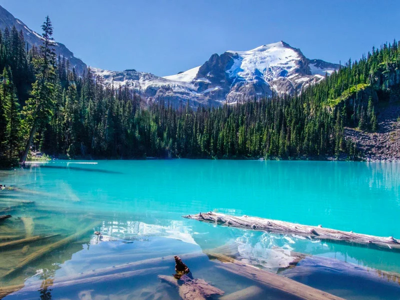 Discover Whistler and the Canadian Rockies Road Trip |  Joffre Lake between Whistler& Sun Peaks