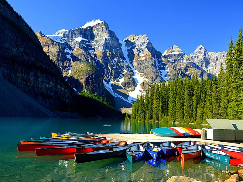 Spectacular Lodges of the Canadian Rockies Road Trip | Moraine Lake Lodge