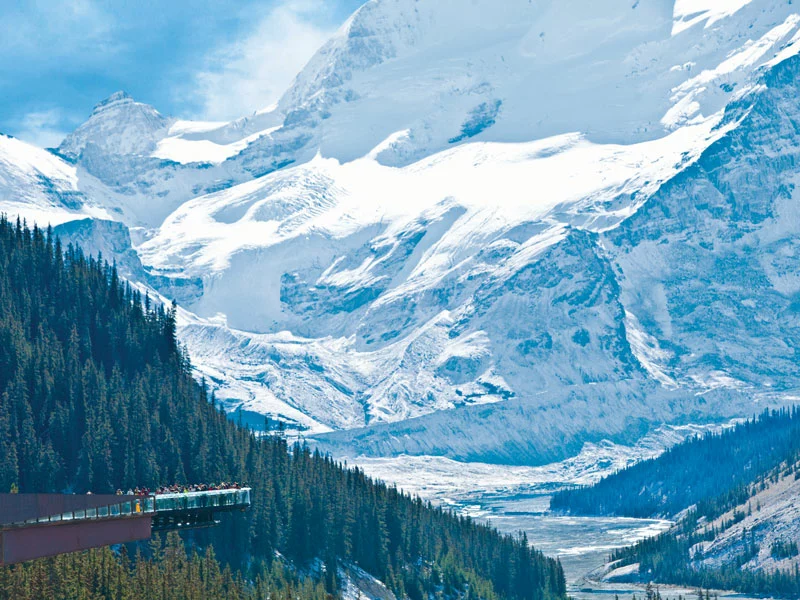 Spectacular Lodges of the Canadian Rockies Road Trip | Glacier Skywalk
